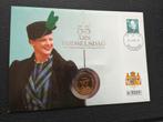 55 Jaar Margrethe II - Speciale Herdenkingsenvelop, Ophalen of Verzenden, Overige materialen, Buitenland