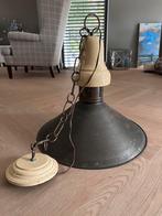 Prachtige kopere visserslamp, Ophalen, Gebruikt, Klassieke originele koperen visserslamp, 50 tot 75 cm