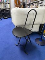 Daphne Dafne Gastone Rinaldi Paperclip Chair klapstoel, Ophalen, Zwart, Italiaans Industrieel Minimalistisch Modern, Zo goed als nieuw