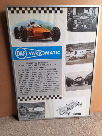 DAF Variomatic Formule 3 Affiche + Persfoto's beschikbaar voor biedingen