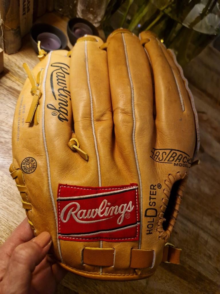 Vintage('90)Honkbalhandschoen Rawlings Special Ed. Zie besch, Ophalen of Verzenden, Nieuw, Honkbal, Handschoen