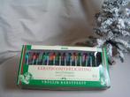 Vintage gekleurde kerstboomverlichting 15 delig 14V/3W, Diversen, Kerst, Ophalen of Verzenden, Gebruikt
