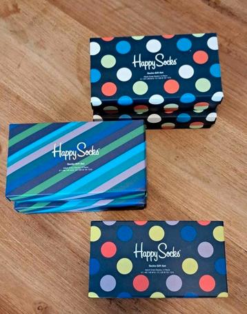 Happy socks gist set cadeau dot blocks adapter crew sokken beschikbaar voor biedingen