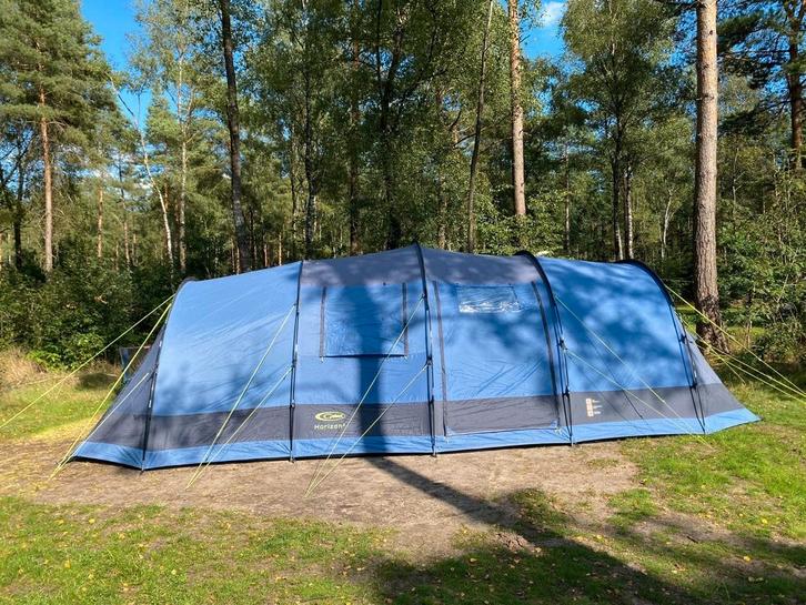 Gelert Horizon 8 Family tent + porch, Caravans en Kamperen, Tenten, Zo goed als nieuw, Ophalen