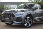 Audi Q3 Sportback 45 TFSI e 3x S-Line | Panoramadak | Camera, Auto's, Audi, Zwart, 150 pk, Leder en Stof, Origineel Nederlands
