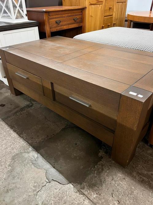 Houten salontafel 45/130/70cm, Huis en Inrichting, Banken | Sofa's en Chaises Longues, Gebruikt, Ophalen