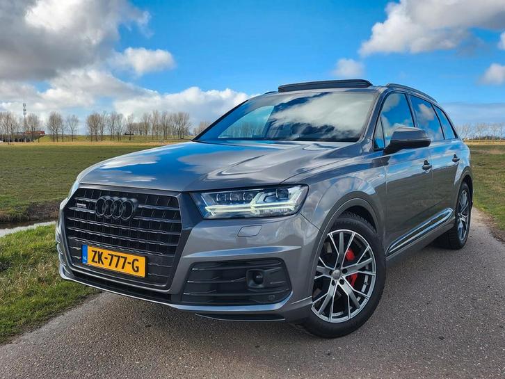 Audi Q7 3.0 TDI Quattro | S-line | DEALERONDERHOUDEN, Auto's, Audi, Bedrijf, Q7, 360° camera, 4x4, ABS, Achteruitrijcamera, Adaptieve lichten