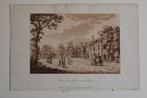 Den Haag Huis Ten Bosch Paleis Aquatint Gravure 1790 GU9, Antiek en Kunst, Kunst | Etsen en Gravures, Verzenden