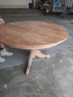 Ronde eettafel, Ophalen, Zo goed als nieuw, Vijf personen of meer, 100 tot 150 cm