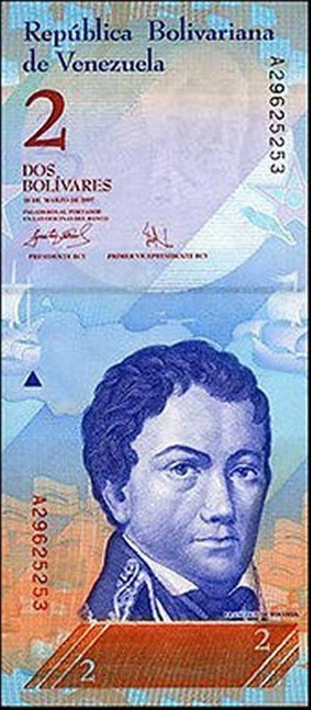 Venezuela bankbiljet 2 Bolivares 2013 UNC, Pick 88f, Postzegels en Munten, Bankbiljetten | Amerika, Los biljet, Zuid-Amerika, Verzenden