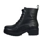 AQA maat 36 leren veterboots/rits zwart - gratis verzenden, Kleding | Dames, Verzenden, Zwart, Lage of Enkellaarzen, Nieuw