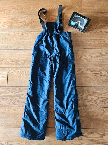 Skibroek Mountainpeak mt 164 incl skibril (beiden als nieuw) beschikbaar voor biedingen