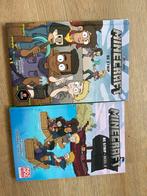Minecraft De Strip Deel 1 & 2 boeken, Meerdere stripboeken, Ophalen of Verzenden, Zo goed als nieuw