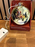 Kerstbal muziek en draaiende figuren, Diversen, Kerst, Ophalen of Verzenden, Gebruikt