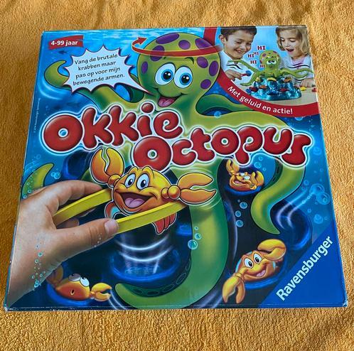 Okkie Octopus, Hobby en Vrije tijd, Gezelschapsspellen | Overige, Zo goed als nieuw, Ophalen of Verzenden