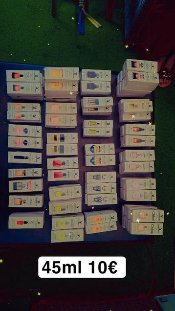 Diverse bekende soorten parfum  beschikbaar voor biedingen