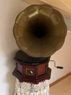 Grammofoon His Masters Voice werkend, Antiek en Kunst, Antiek | Tv's en Audio, Ophalen