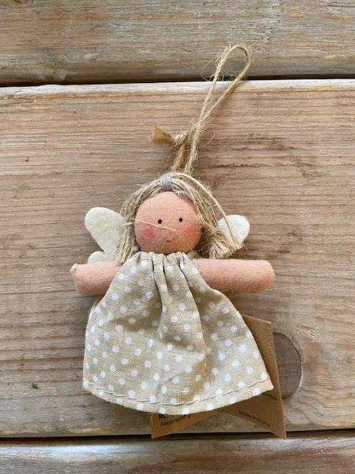 Kerstdecoratie stoffen engel / engeltje sostrene grene NIEUW, Diversen, Kerst, Nieuw, Ophalen