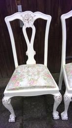 2 BROCANTE /  QUEEN ANN STOELEN, Ophalen, Hout, Gebruikt, Twee