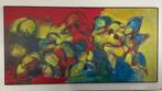 Fred Hansen - Le Marquis, abstract, olieverf op paneel, Ophalen
