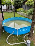 Intex Zwembad 244cm x 51cm + Filterpomp, Ophalen, Gebruikt, Rond, Opzetzwembad