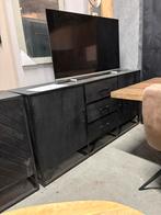 Dressoir zwart 180cm, Huis en Inrichting, Kasten | Dressoirs, Ophalen, Outletliving7@gmail.com, 150 tot 200 cm, Nieuw