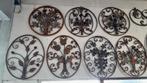 smeedijzeren ornament tuinwanddecoratie, Ophalen, Gebruikt