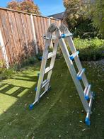 Ladder, inklapbaar, Ophalen, Zo goed als nieuw, Opvouwbaar of Inschuifbaar, 2 tot 4 meter