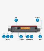 AVM FRITZ!BOX 7530 AX WIFI 6 Rood, Ophalen of Verzenden, Zo goed als nieuw, Nnt, Nvt