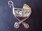 Poppenwagentje met Swarovski  kristal!, Ophalen of Verzenden, Zo goed als nieuw, Decoratie