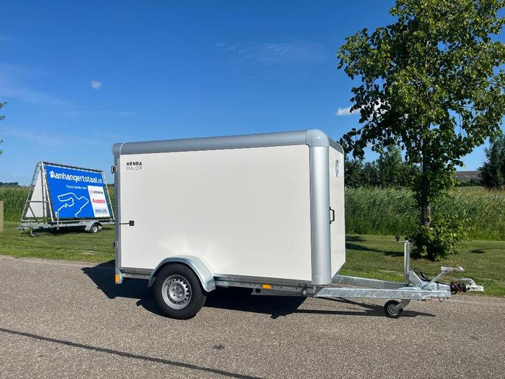 NIEUWE Henra Gesloten wagen 265x138x160cm 1350kg, Auto diversen, Aanhangers en Bagagewagens, Nieuw, Ophalen