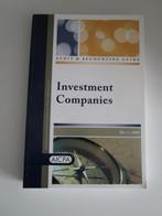 Investment Companies – Audit & Accounting Guide (AICPA), Ophalen of Verzenden, Zo goed als nieuw, Overige niveaus, AICPA