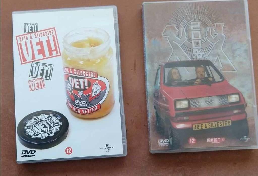 Arie en Silvester ( Sylvester ) DVD 's -hoeft niet in 1 koop, Alle leeftijden, Ophalen of Verzenden, Zo goed als nieuw, Stand-up of Theatershow