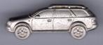 Audi allroad quattro zilverkleurig auto PIN ( BLAD2_202 ), Verzamelen, Verzenden, Zo goed als nieuw, Transport, Speldje of Pin