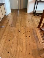 Grenen vloer 70m2 lange planken, Doe-het-zelf en Verbouw, Hout en Planken, Ophalen, Gebruikt, 25 tot 50 mm, Grenen