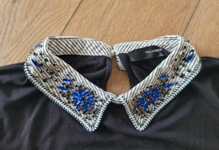 Super leuke top van Hallhuber, maat XL, Kleding | Dames, Tops, Zo goed als nieuw, Maat 46/48 (XL) of groter, Zwart, Lange mouw