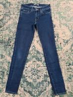 Levi's 711 skinny W27 L30 WMN Stretch Tulsi2730 Blauw, Blauw, Ophalen of Verzenden, Zo goed als nieuw, W27 (confectie 34) of kleiner