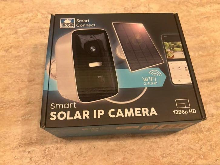 LSC Outdoor IP Camera op Zonne-energie. NIEUW-gesealde doos, Audio, Tv en Foto, Videobewaking, Nieuw, Buitencamera, Ophalen of Verzenden