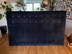 Mooi zwarte velvet hoofdbord, Huis en Inrichting, Ophalen, Zwart, Tweepersoons, Zo goed als nieuw