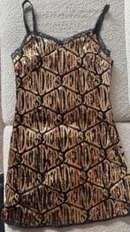 kerst jurk REINDERS zwart goud nieuw, Kleding | Dames, Ophalen of Verzenden, Nieuw, Zwart, Boven de knie