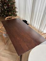 Donkerbruine eettafel - 180x90 cm - Gebruikt, Ophalen, Gebruikt, 50 tot 100 cm, 150 tot 200 cm