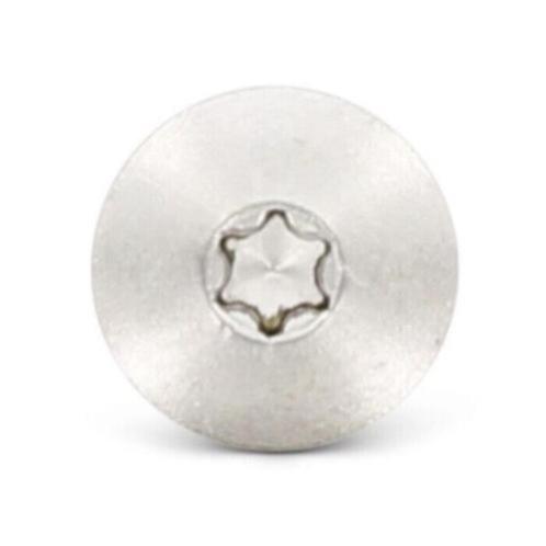 50-200 st Trespa schroeven RVS blank 5,5X45 blank gevel muur, Tuin en Terras, Palen, Balken en Planken, Nieuw, Verzenden