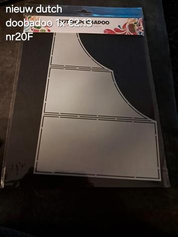 Nieuw en gebruikt Dutch Doobadoo Frame/Mal beschikbaar voor biedingen