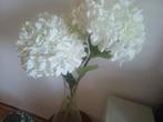 2 prachtige grote witte kunst hortensia's, Huis en Inrichting, Ophalen of Verzenden, Zo goed als nieuw