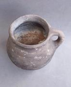 14 de eeuw Middeleeuwse Grape Kookpot Reducerend Aardewerk, Ophalen of Verzenden