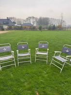 Gratis op te halen: vier vouwstoelen, Caravans en Kamperen, Ophalen, Gebruikt, Campingstoel