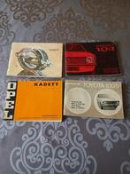 Instructie boekjes opel kadet C/D Toyota 1000 en Peugeot 104, Ophalen of Verzenden