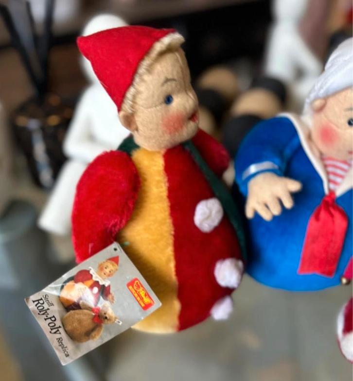 Set Steiff Roly Poly clown en Sailor, Antiek en Kunst, Antiek | Speelgoed, Ophalen of Verzenden