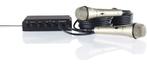 Karaoke set met echo/ mixer in doos nieuwstaat (incl 2x mic), Ophalen of Verzenden, Zo goed als nieuw, Complete set