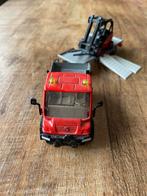 Siku Mercedes vrachtwagen met oplehgger en vorkheftruck, Hobby en Vrije tijd, Modelauto's | 1:50, Ophalen of Verzenden, Zo goed als nieuw